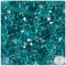 BeadTin Dark Teal Transparent 18mm SunBurst Plastic Craft Beads (135pcs)